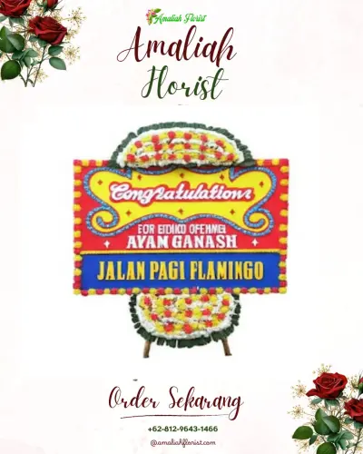 Bunga Papan Congratulation di Pawidean